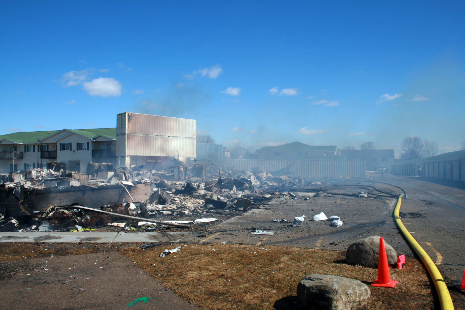 Investigation photos from 109 Knaup Drive explosion